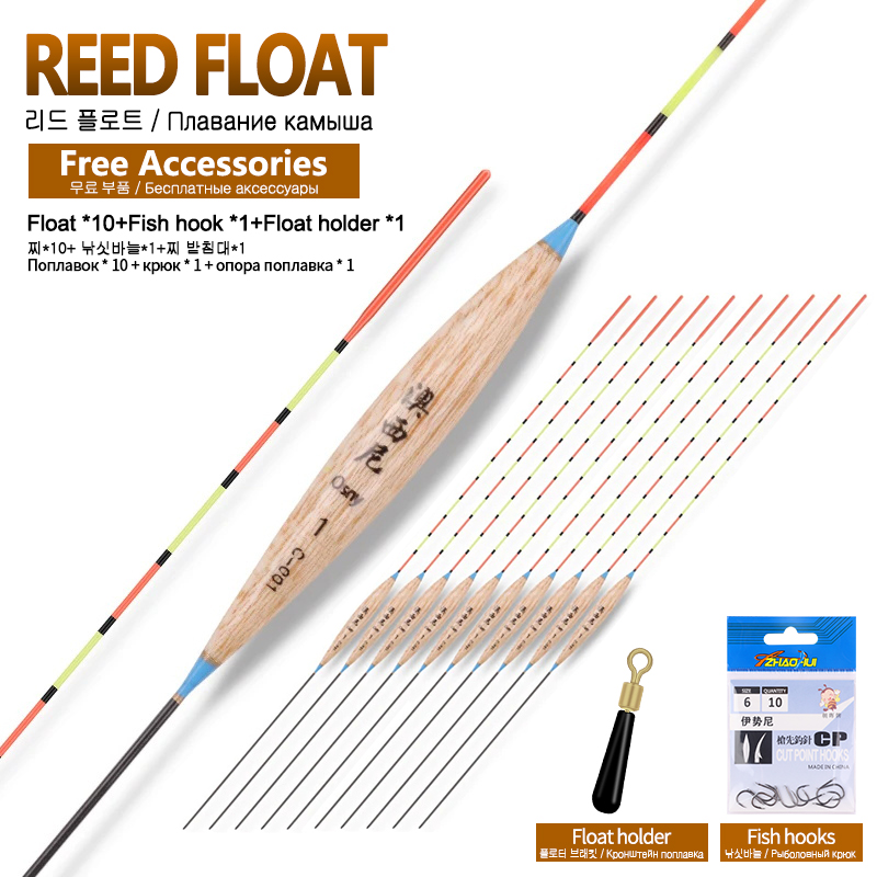 Fishing Equipment Bag - 10PCS pelampung aliran Danau vertikal +