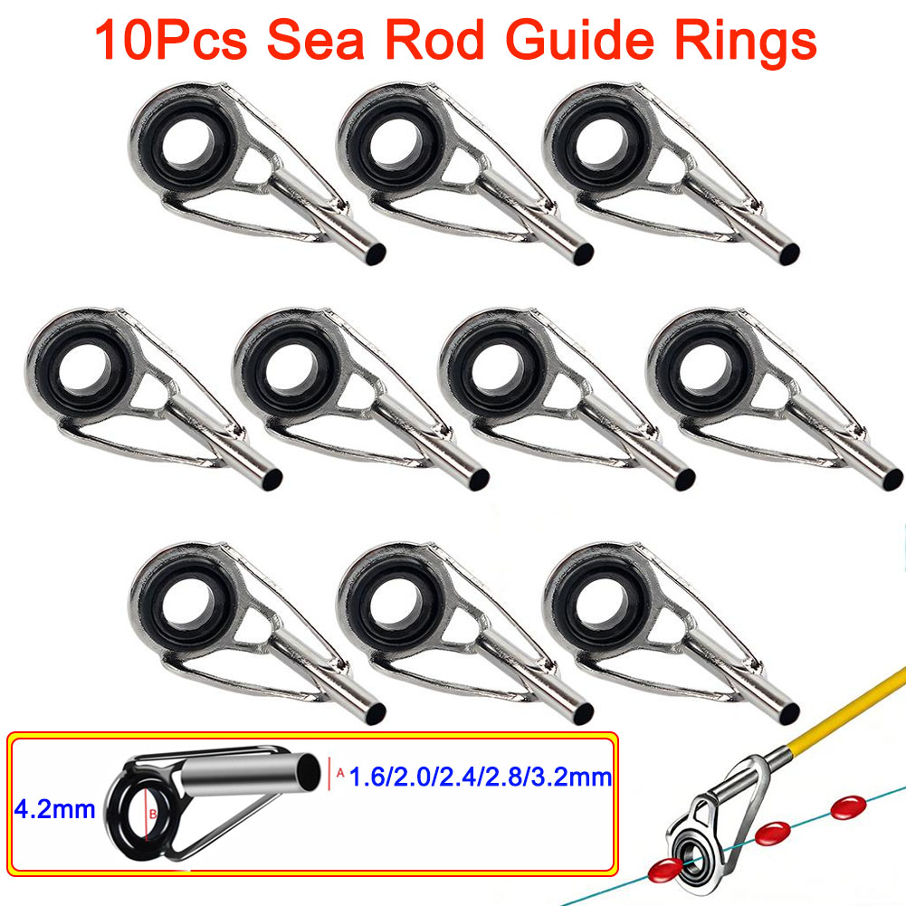 Fishing Equipment Cheap - 10 buah Cincin Pemandu Joran Pancing,