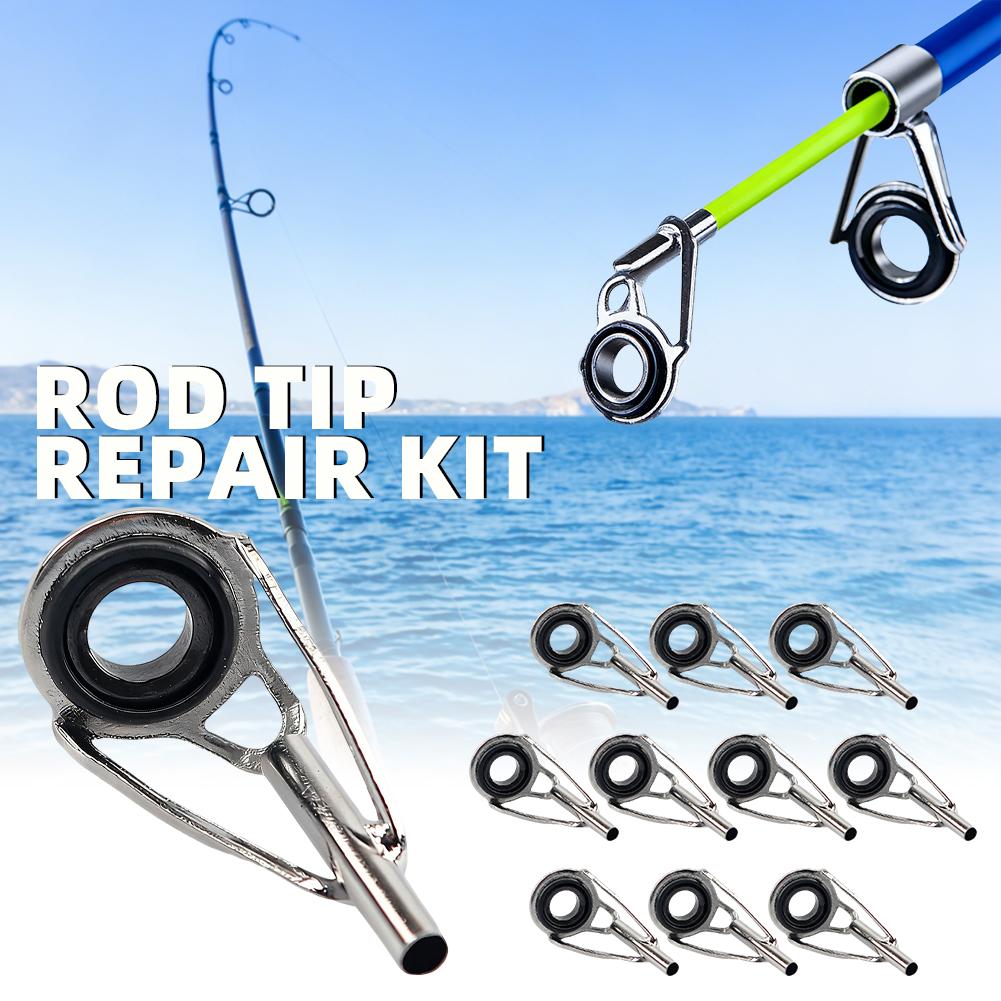 10 buah Cincin Pemandu Joran P - Fishing Equipment Cheap ulasan dan harga