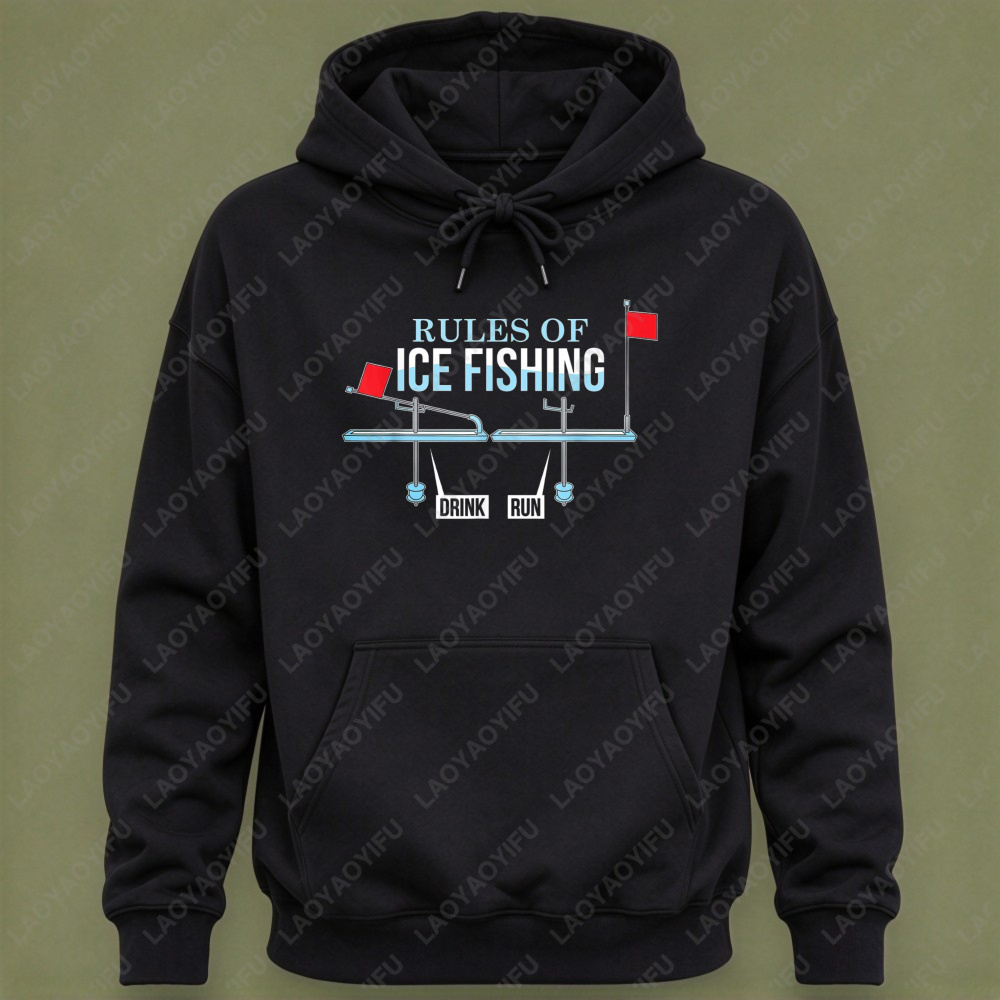 Aturan Memancing di Es, Hoodie - Ice Fishing Tip Up ulasan dan harga